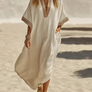Bohemian Maxi Dress – Casual Beach Vacation Style