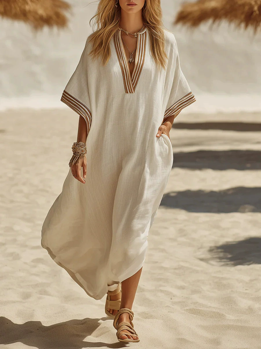 Bohemian Maxi Dress – Casual Beach Vacation Style
