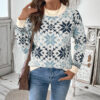 Jacquard Pullover Sweater
